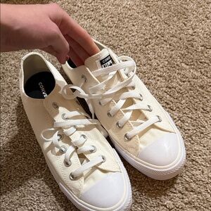 Converse Off-White Canvas Sneakers